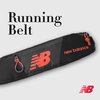 New Balance Running Belt, Fanny Pack Waist Bag for Men and Women, Black, Red, One Size