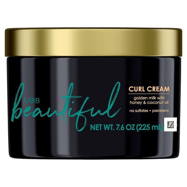 Generic My Black Beautiful Curl Cream, Sulfate Free, for Curly and Coily Hair with Coconut Oil, Honey and Turmeric, 7.6 fl oz (Pack Of 3)