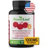 ForestLeaf D-Mannose Defense 1000mg - D Mannose with Cranberry, Hibiscus and Vitamin C - for Urinary Tract Health and Cleanse, Urinary Pain & Bladder Control - 60 Veggie Capsules