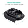 FirstPower Battery Adapter for Makita 18V Lithium-ion Power Tools,Convert Milwauk 18V or Dewalt 20V Lithium-ion Battery to Makita 18V Lithium-ion Battery