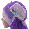 Aprilhair Pre-plucked Purple Bob Lace Front Wigs Glueless 130% Density Short Cut Straight Brazilian Virgin Human Hair With Baby Hair Full And Thick (12 inch)
