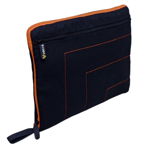 Vatra Fly Bag Party Master Vape Case Portable E Cig Carrying Case 12x10 (Black/Orange)