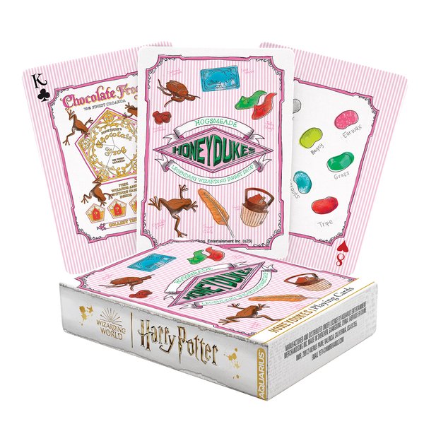 AQUARIUS Harry Potter Honey Dukes Playing Cards – Harry Potter Themed Deck of Cards for Your Favorite Card Games - Officially Licensed Harry Potter Merchandise & Collectibles