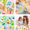 Lovyan 100PCS Educational 3D Cartoon Puzzle for Kids - Insects, Dinosaurs, Animals, Vehicles Themed 3D DIY Cardboards for Boys & Girls Gift Party Supplies