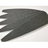DISPOSABLE PEDICURE FOOT FILE REFILL PADS, 80 GRIT, BLACK, 50 COUNT (80 GRIT, BLACK)