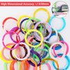 3Dgenius 36 Colors 3D Pen Filament 1.75mm PLA, Each Color 10 Feet, Total 360 Feet 3D Pen Filament Refills 3D Printing Pen Refills with High-Precision Diameter Not Compatible with 3Doodler Pen