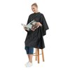 PERFEHAIR Hair Cutting Cape with Snaps Closure, Salon Hairdressing Styling Barber Cape with Hand Holes-51 x 58 Inches, Black