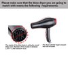 Universal Collapsible Hair Dryer Diffuser - Travel and Easy Storage - Fit Most of Hair Dryers KingKam-Black