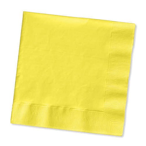 Creative Converting Touch of Color 2-Ply 50 Count Paper Beverage Napkins, Mimosa