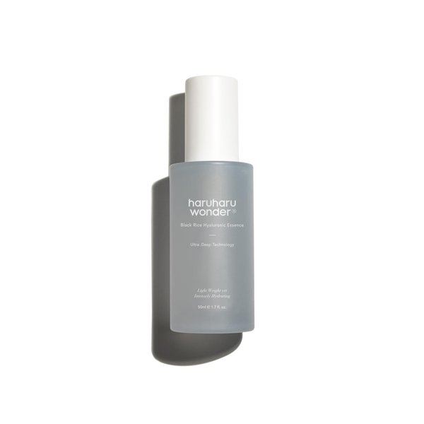 [Haruharu Wonder] Black Rice Hyaluronic Essence 1.6 fl. oz / 50 ml | Hyaluronic Acid Essence, Facial Moisturizer