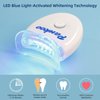 Teeth Whitening Kit with LED Light, 10X Teeth Whitening Gels, 2X Silicone Mouth Trays, Whiten Effectively in 15 Minutes Without Sensitivity, 1-9 Shades Whiter in 1-2 Weeks, 2-3X Faster Than Strips