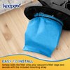 KEEPOW 16 Pack Wet Dry Vac Filter Compatible with Stinger HD2050–Washable & Reusable 2.5 to 5 Gallon Replacement Filter for Wet Dry Vacuum