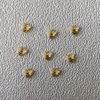 UUYYEO 30 Pcs Tiny Resin Bees Small Resin Honeybee Nail Charms Bumblebee Flatbacks Ornaments Embellishments Nail Art Decorations Yellow