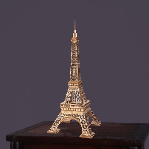 ROBOTIME Assembly Famous World Architecture Eiffel Tower Exquisite Wood Craft Kits for Kids Best Model Kits and DIY Arts Projects for Adults