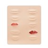 Silicone Fake Skins for Lips 3 Sheets 3D Microblading Permanent Makeup Tattoo Practice Skin 8.5x7.4 Inch for Tattoo Artists and Beginners (Lips)