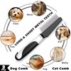 Augwind 6PCS Dog Grooming Kit I Dog Brush for Shedding I Slicker Brush For Dogs I Dog Comb I Cat&Dog Nail Clipper with Nail File I Dog Bath Brush I Premium Pet Supplies Set (Cute Penguin Design)