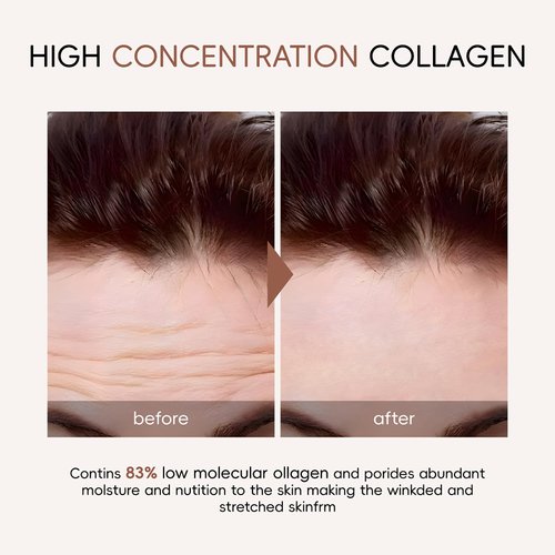 Jsykt 5PC Deep Collagen Anti Wrinkle Lifting Mask, Collagen Face Mask, Facial sheet masks Collagen Real Deep Overnight for Elasticity, Moisturizing