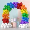 CANREVEL Purple Balloons - 100pcs Different Sizes 5/10/12/18 Inch Latex Balloons Garland Arch Kit for Birthday Masquerade Party Baby Shower Wedding Anniversary Halloween Party Decorations