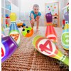 ToyVelt Kids Bowling Set - with 10 Bowling Pins & 2 Balls - Educational Early Development Indoor & Outdoor Games Set - for Toddlers & Infants Boys & Girls Ages 3,4,5-12 Years Old