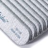 Iridesi Mini Zebra Nail File 100 180 Emery Boards 3.5 Inches Long By .75 Inches Wide Fingernail Filers Per Pack 50