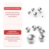 QCQIANG 620Pcs 12 Size Stainless Steel Precision Steel Balls, Metal Balls Mini Ball Bearing Assortment Kit 1mm, 2mm, 2.5mm, 3mm, 3.5mm, 4mm, 4.5mm, 5mm, 5.5mm, 6mm, 7mm, 8mm