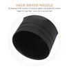 Ipetboom 3pcs Black Professional Plastic Salon Hair Dryer Nozzle Hair Dryer Diffuser Replacement Narrow Concentrator Replacement Hair Dryer Attachment Universal Plastic Blower Nozzle Replace