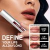 DENESTUP 3 Colors Peel off Lip Liner Tattoo, Peel Off Lip Stain Tattoo with Matte Finish, Infused with Vitamin E, Tattoo Lipstick Long Lasting Plump Lip Makeup Gift for Women