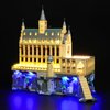 DALDED LED Lighting Kit for Lego Hogwarts Castle: The Great Hall Set, LED Light Compatible with Lego 76435 Building Block Models (Not Include Lego Set)
