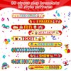 Junkin Carnival Party Decorations Carnival Slap Bracelets for Kids Carnival Animals Wristband Bracelets Christmas Party for Birthday Baby Shower Christmas Showman Theme Party Decorations(40pcs)
