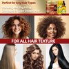 Batana Oil for Hair Growth,Organic Raw Batana Oil Hair Mask & Ginger Hair Growth Oil,Hair Oil Hair Treatment for Frizzy Damaged Hair,For Thicker-Strong Hair,Nourishes Scalp,Repair Dry Damaged Hair