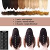 Hairro Pre Bonded U Tip Cold Fusion Hair Extension Human Hair Flat Tip Keratin Stick Straight Nail Tipped Pre-bonded Hair Extensions For Women 100 Strands 50g 16" #4P27 Medium Brown Mix Dark Blonde