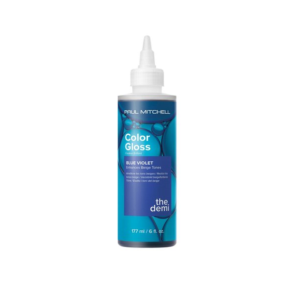 Paul Mitchell The Demi Color Gloss, Glosses in 3 Minutes, Blue Violet, 6 oz.