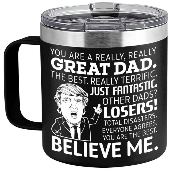 Gifts for Dad from Daughter, Son - Dad Gifts - Birthday Gifts for Dad, Dad Birthday Gift Ideas - Fathers Day Gift for Dad, Father's Day Gift from Daughter Son - New Dad Gifts - 14 Oz Coffee Mug