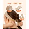 Octooboo Wig Grip (2 Count), Wig Band for Keeping Wigs in Place, Wig Gripper Headband with Adjustable Velcro, Wig Grip Cap, Elastic Bands for Wig, Adjustable Velvet Wig Headband for Women