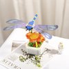 JsLTCustoms Kids Building Blocks Toys, Plants Flowers Insects Blocks Set for Toddlers Education Toys, Home Plant Decor Models, Building Blocks for Boys Girls Children Age 3+ (Dragonfly)