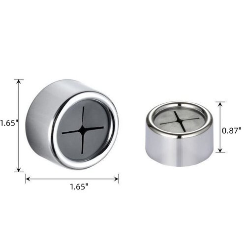 KAEZDD Round Adhesive Push Towel Hooks for Kitchen, Hand and Dish Towels, Grey, 2 Pack