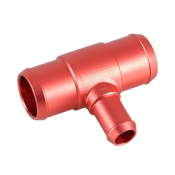 HIMARKLIF 𝗔𝗹𝘂𝗺𝗶𝗻𝘂𝗺 Engine Coolant Tee, Radiator Lower Hose Connector Tee Compatible with Cadillac ATS CTS SRX Blazer Camaro Cobalt GMC Acadia Pontiac G5 G6 Pursuit Saturn Ion Replace#：23333192
