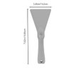 SPARTA Polypropylene Scraper Tool Food Safe Scraper for Removing Caked-On Residue in Commercial Kitchens, Plastic, 7.82 x 3 Inches, White