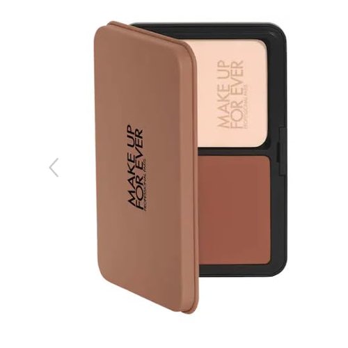 MAKE UP FOR EVER HD Skin Matte Velvet Undetectable Longwear Blurring Powder Foundation 4Y70 Warm Espresso