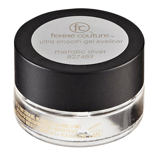 Femme Couture Mineral Effects Ultra Smooth Gel Eyeliner Silver Silver
