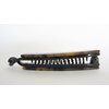 Generic Slim black and brown marbled banana hair claw clip for fine hair
