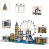 Kadablk Architecture Series Mini Bricks for Adults and Teens, London Skyline Collection 3430PCS,Micro Mini Blocks Set Model Kit,Landmark Model