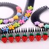 4pcs Cartoon Hair Comb Clips Strawberry Star Heart Flower Hair Clips for Girls Cute Hair Clips for Kids Hair Bun Accessories Hair Combs for Women Fine Hair Bangs Hair Clip Hair Fork Hairpins Hairclips