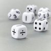 18 Pieces Teaching Dice Set, Include th Operation Dice, Nuber Dice and ot Dice for Mth Teaching Clssroom Suplies