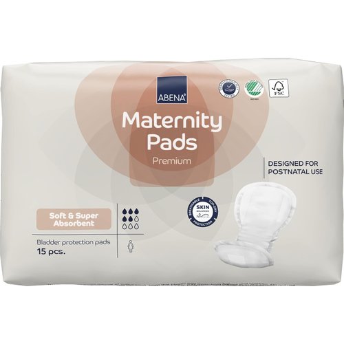 Abena Premium Maternity Pads, Super Absorption, 14 Count