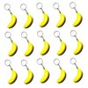 iMagitek 15 Pack Banana Keychains for Kids Party Favors Supplies, School Carnival Prizes, Party Bag Gift Fillers, Banana Stress Relieve Toy