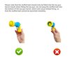 Runske Cat Toy 35Pcs Set Pompom Balls with Gun Launcher and Spring Toys,Cat Springs Toy,Interactive Toys and Indoor Toys,Cat Sports Toys for catching, Chasing, Interacting