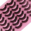 21 Pairs Mink Fluffy Lashes 3 Styles Russian Strip Lashes Cat-eye Lashes Natural Look Faux Lashes Mink D Curl Luxury Soft Fake Eyelashes Dramatic Wispy Faux Eyelashes 3D Fake Lashes By Anforlin
