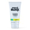 SweatBlock Antiperspirant Lotion for Hands & Feet - CLINICAL STRENGTH for Men & Women - Hyperhidrosis Aid to Stop Excessive Sweating - Reduces Foot Odor - Moisturizing w/ Aloe - Travel Size 1.69 fl oz