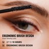Oulac Waterproof Mascara Black Makeup, Lashes Volumizing & Lengthening Mascara, Smudge-Proof, Flake-Free, No Clumping, Vegan & Clean Beauty Formula 8.5g